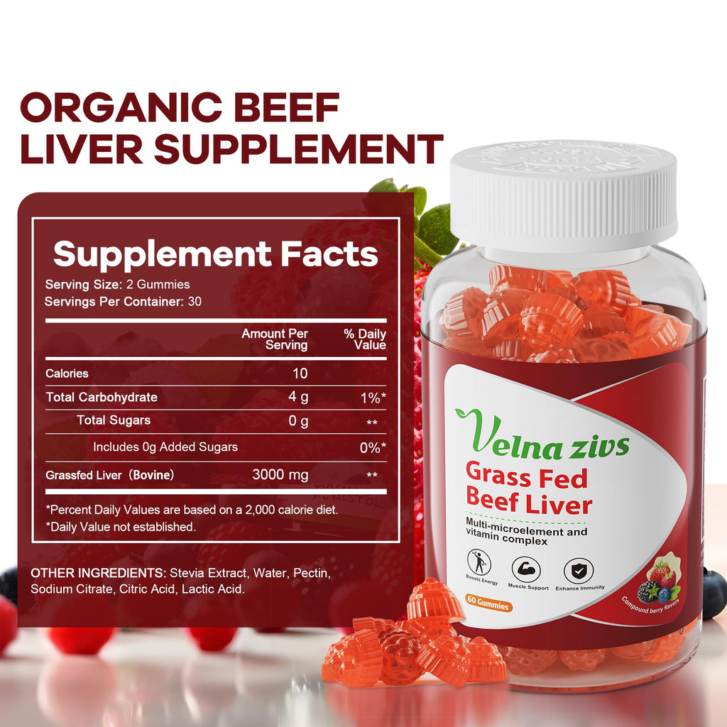 Beef Liver Gummies for Immune Function - additional product image 3