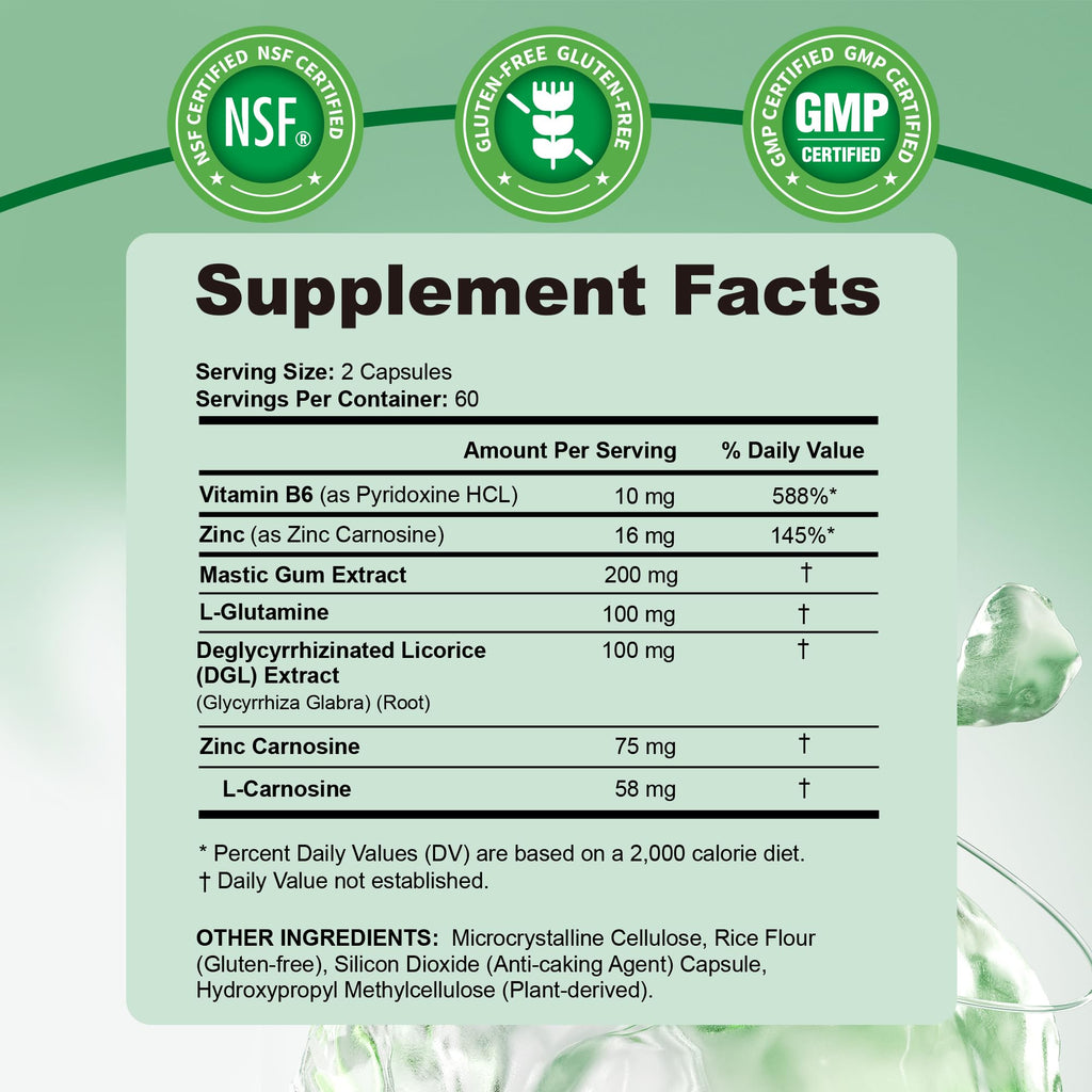 Zinc Carnosine for Stomach Lining Support - additional product image 3
